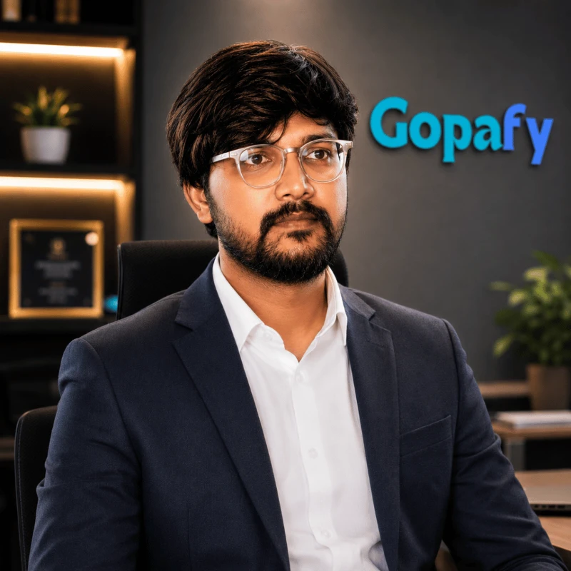 Portrait of Vinod Reddy B, Founder & CEO
